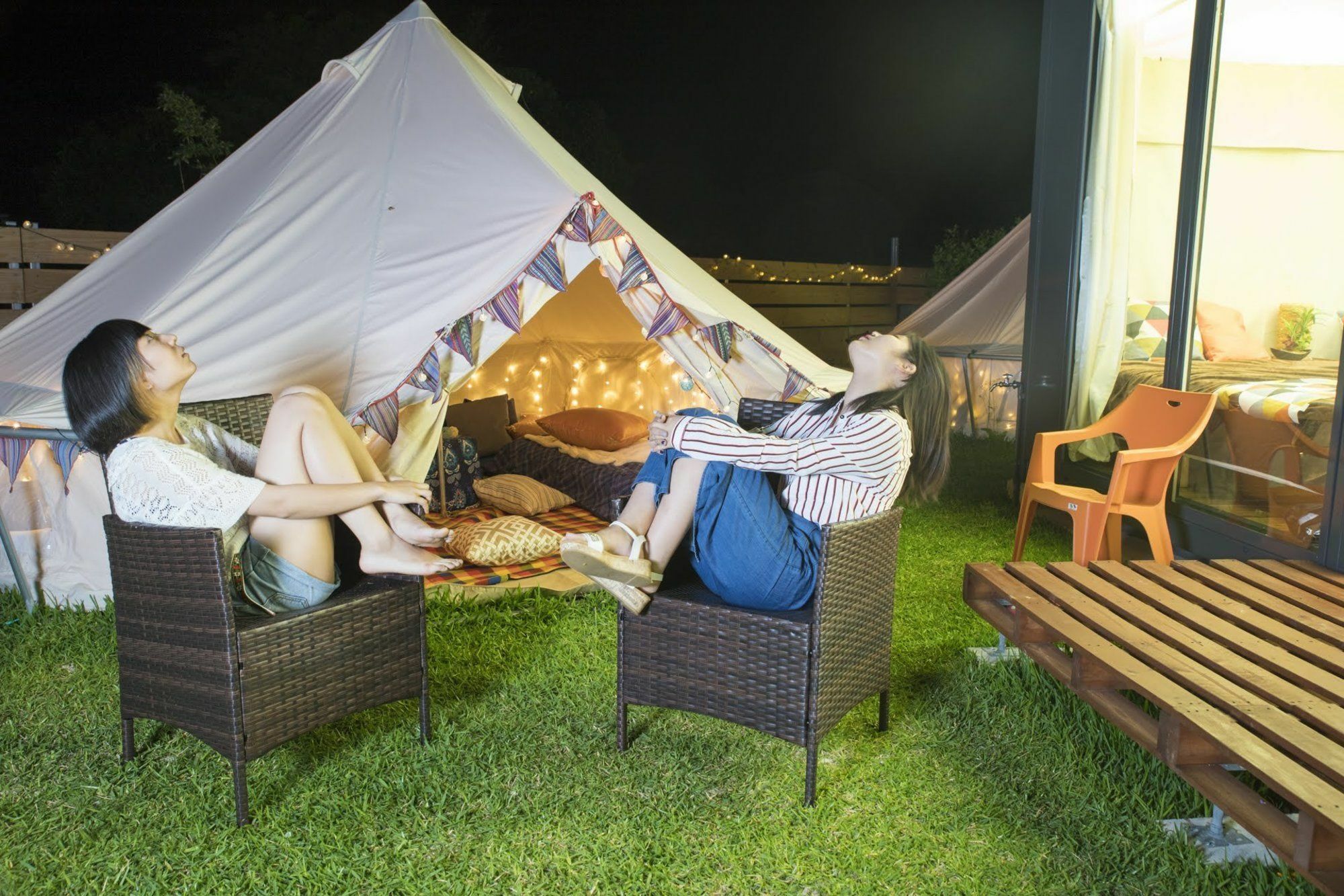 Вилла Half Glamping Hoshioto Накидзин Экстерьер фото